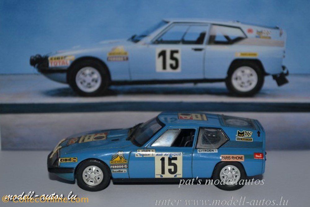 Citroen SM Rallye 2 modeles reduits citroen sm rallye