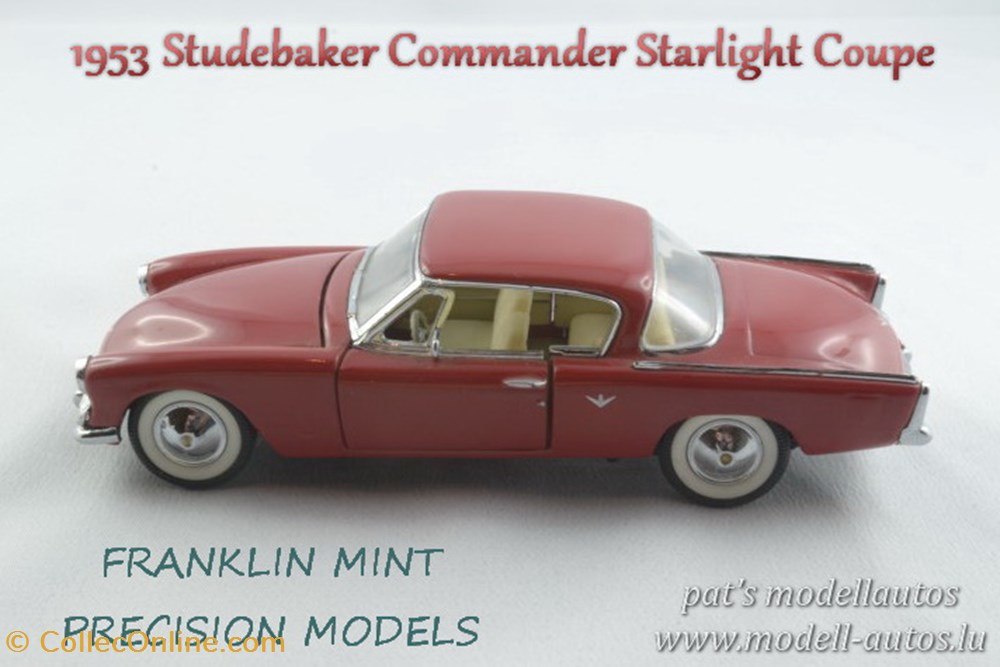 Studebaker Commander Starlight Coupé 1953 modeles reduits studebaker commander starlight coupe 1953