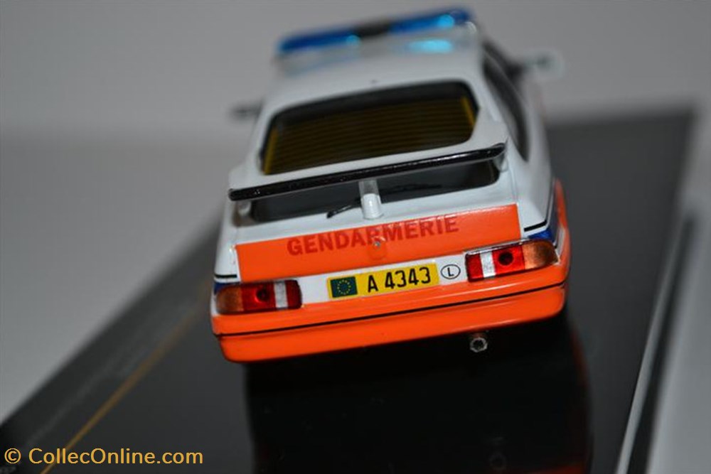 Ford Sierra Cosworth "Gendarmerie Grand-Ducale" 3 modeles reduits ford sierra cosworth gendarmerie grand ducale
