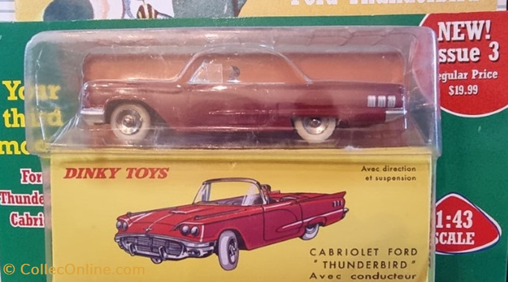 555 Ford Thunderbird Convertible 2 modeles reduits voitures 555 ford thunderbird convertible