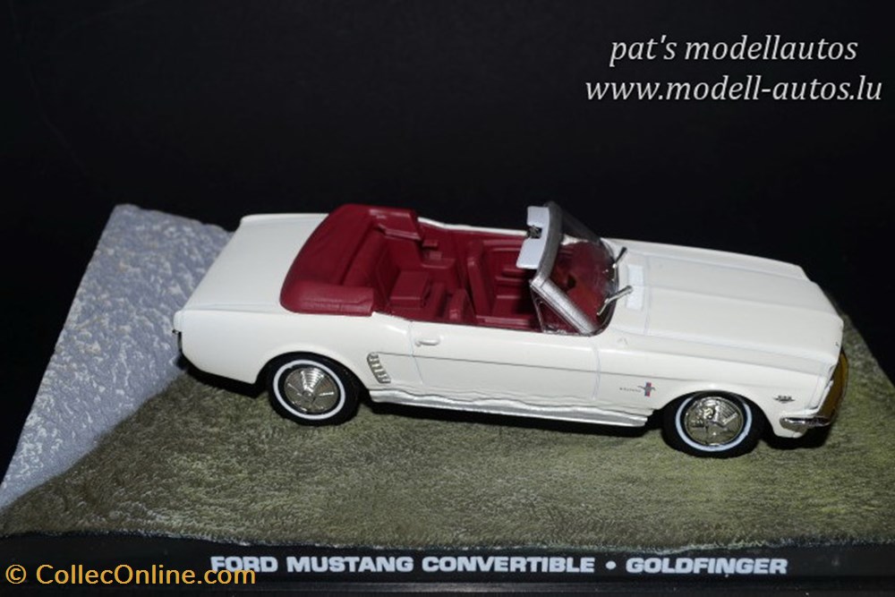 Ford Mustang Convertible Goldfinger modeles reduits ford mustang convertible goldfinger