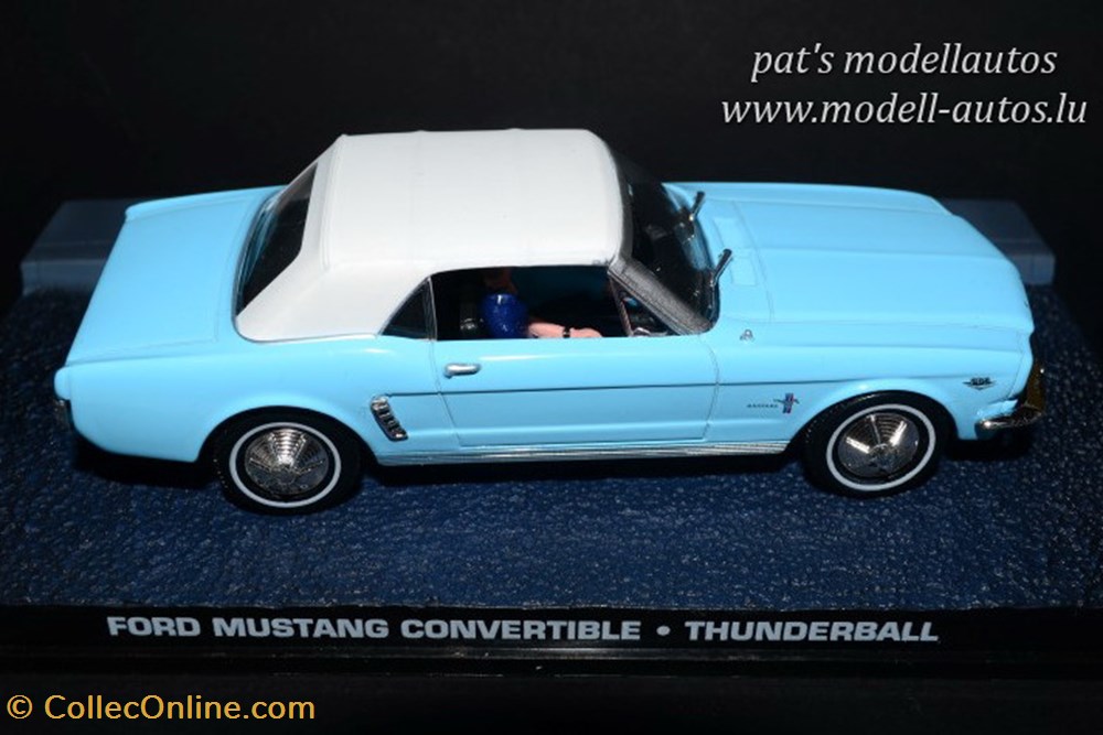 modeles reduits ford mustang convertible thunderball