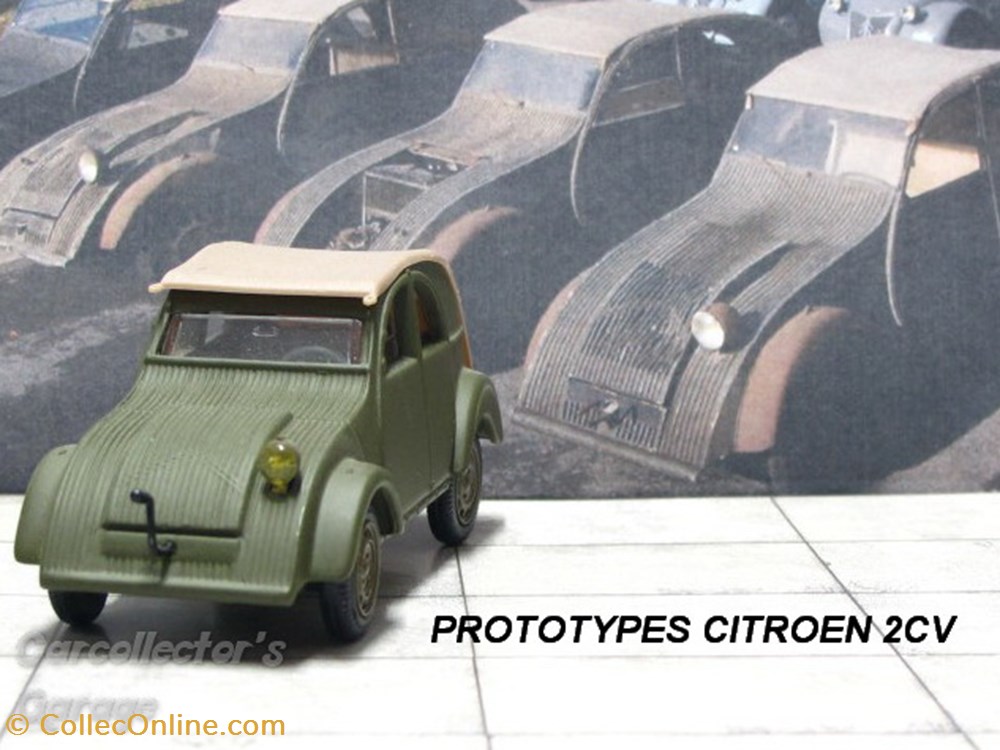modeles reduits 2cv prototype