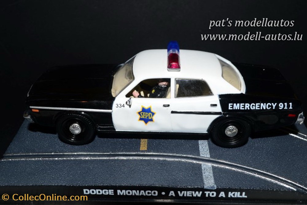 Dodge Monaco A View to a Kill modeles reduits dodge monaco a view to a kill