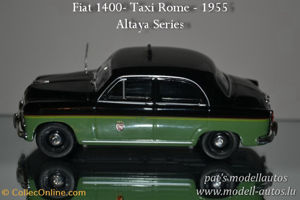 Fiat 1400 Taxi Rome 1955 modeles reduits fiat 1400 taxi rome 1955