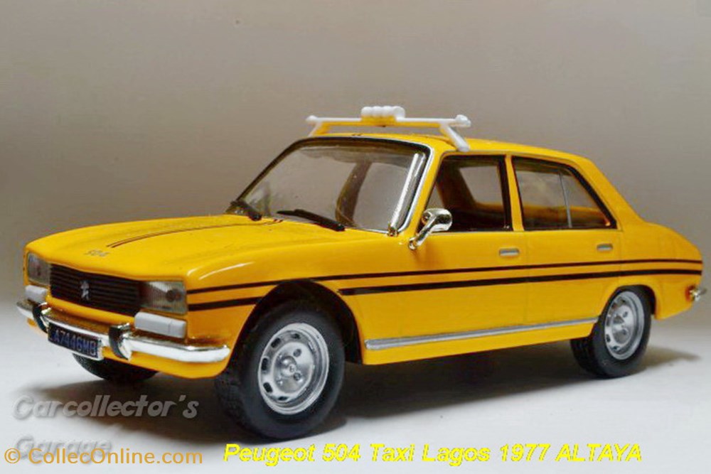 Peugeot 504 Taxi Lagos 1977 modeles reduits peugeot 504 taxi lagos 1977
