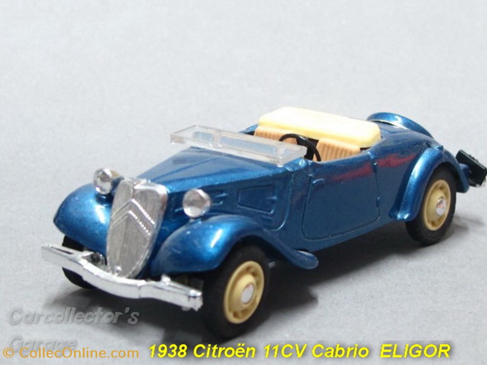 Traction 11CV Cabriolet 1938 modeles reduits traction 11cv cabriolet 1938