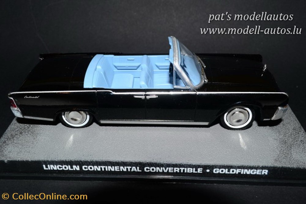 Lincoln Continental Convertible Goldfinger modeles reduits lincoln continental convertible goldfinger