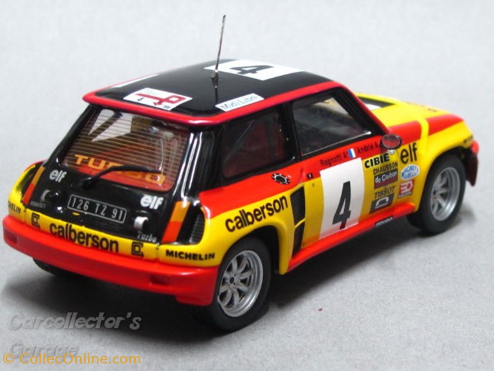 Renault5 Turbo 1980 2 modeles reduits renault5 turbo 1980