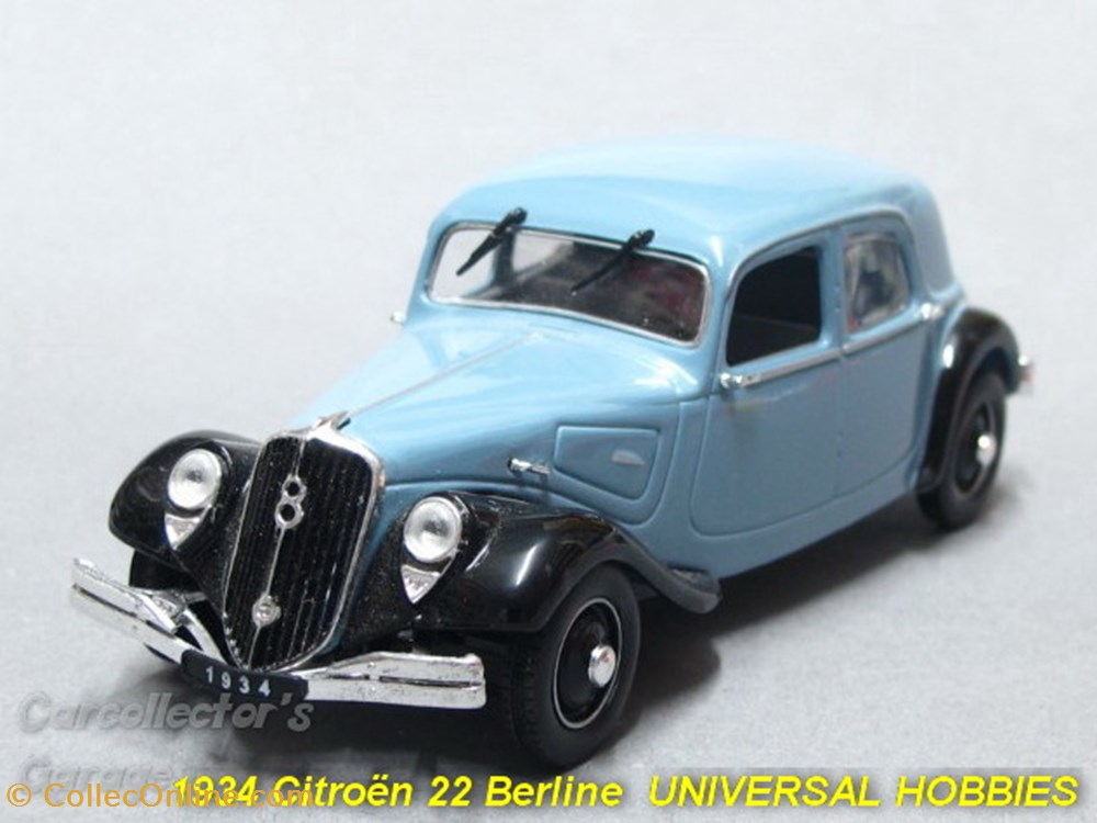 Traction 22CV Berline 1934 modeles reduits traction 22cv berline 1934