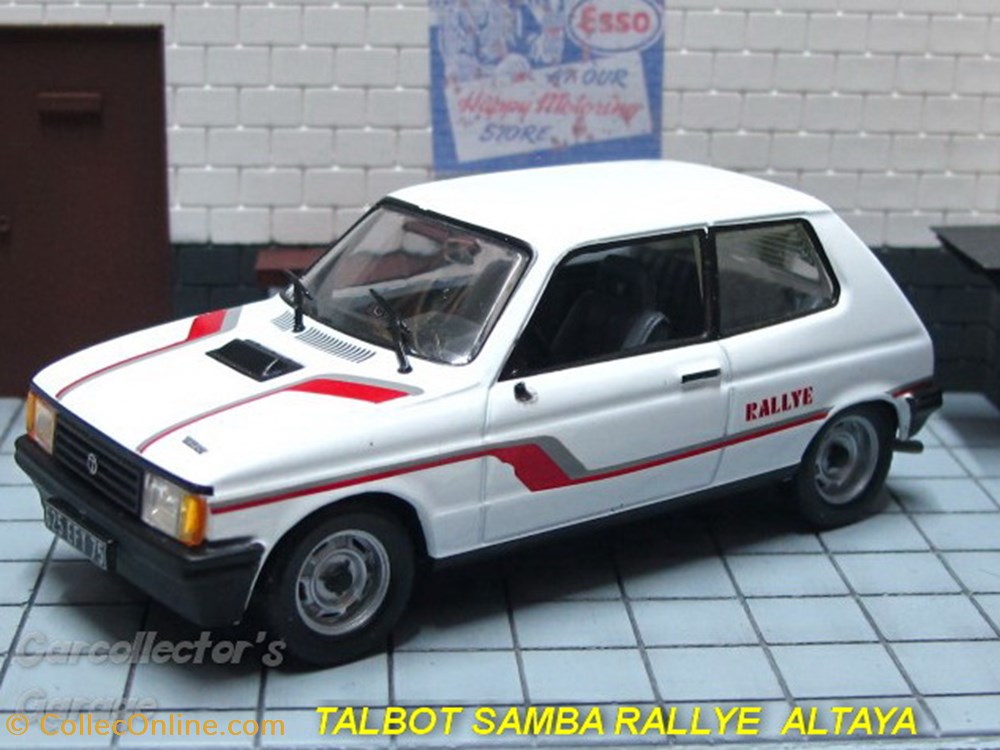 Talbot Samba Rallye modeles reduits talbot samba rallye