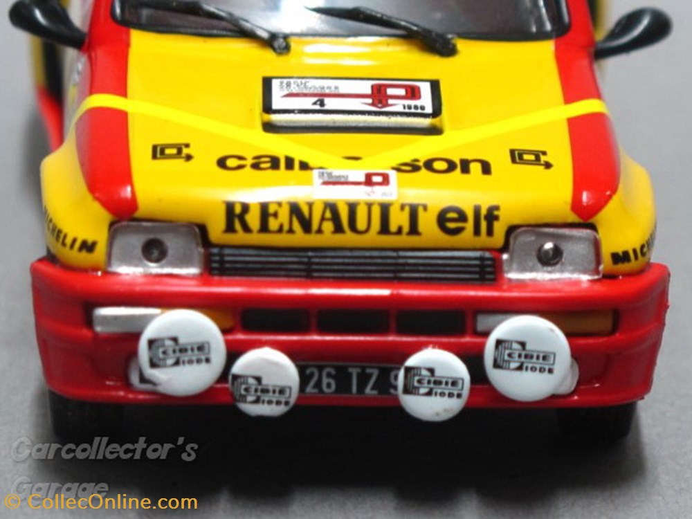 Renault5 Turbo 1980 4 modeles reduits renault5 turbo 1980