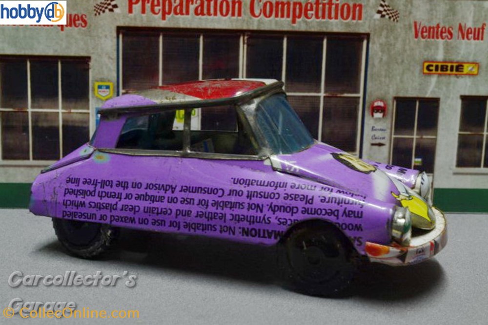 modeles reduits citroen ds tin from africa