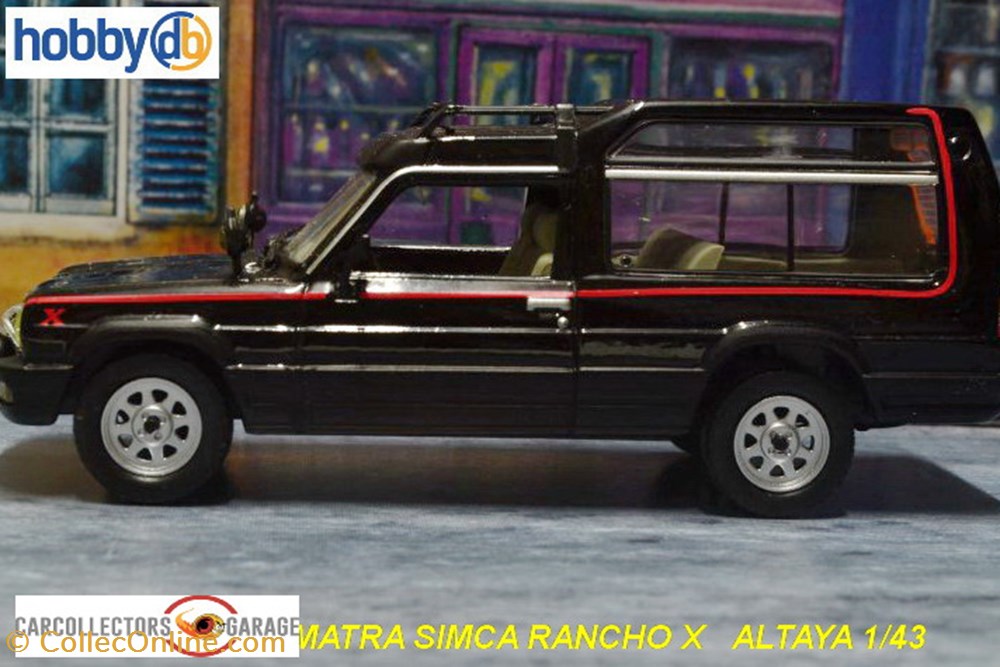 Matra Simca Rancho X modeles reduits matra simca rancho x
