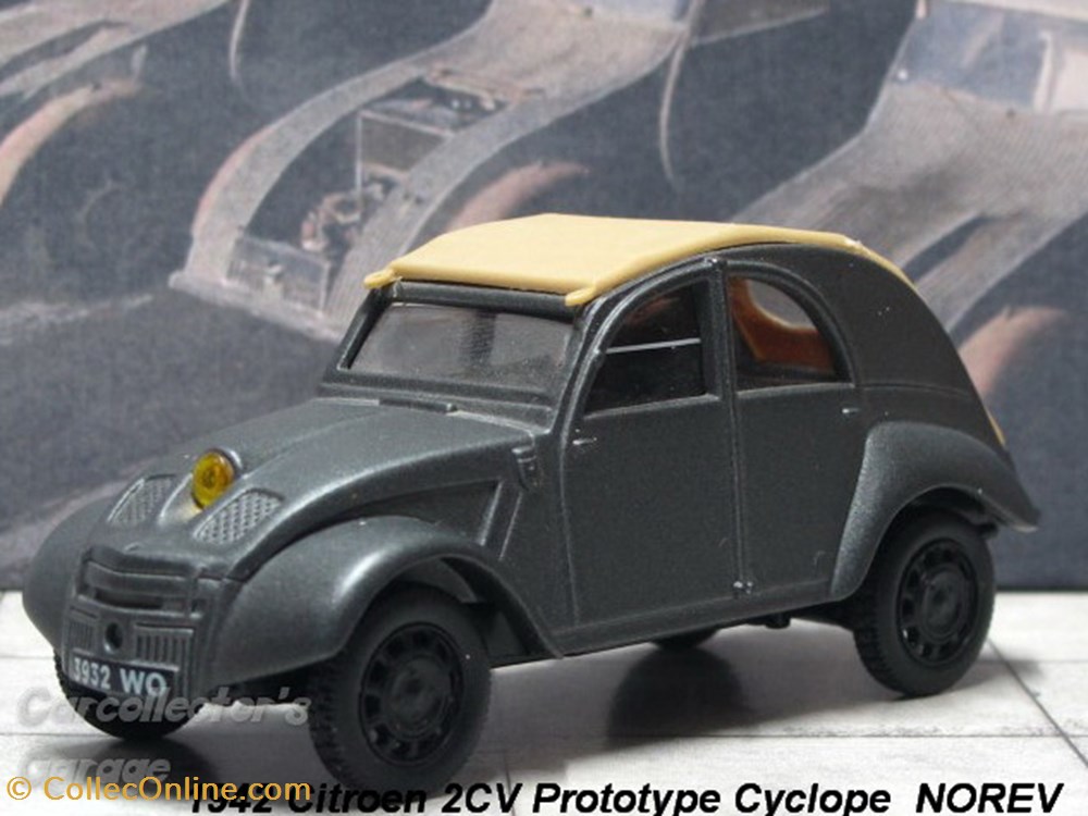 2CV Prototype Cyclope 1942 modeles reduits 2cv prototype cyclope 1942