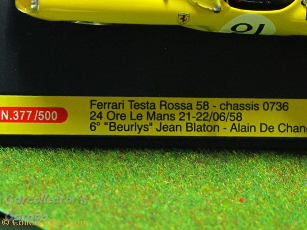 Ferrari Testa Rossa 58 5 modeles reduits ferrari testa rossa 58