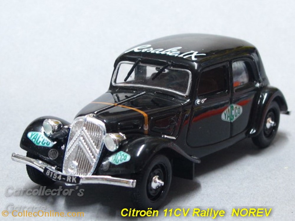 Traction 11CV Rallye modeles reduits traction 11cv rallye