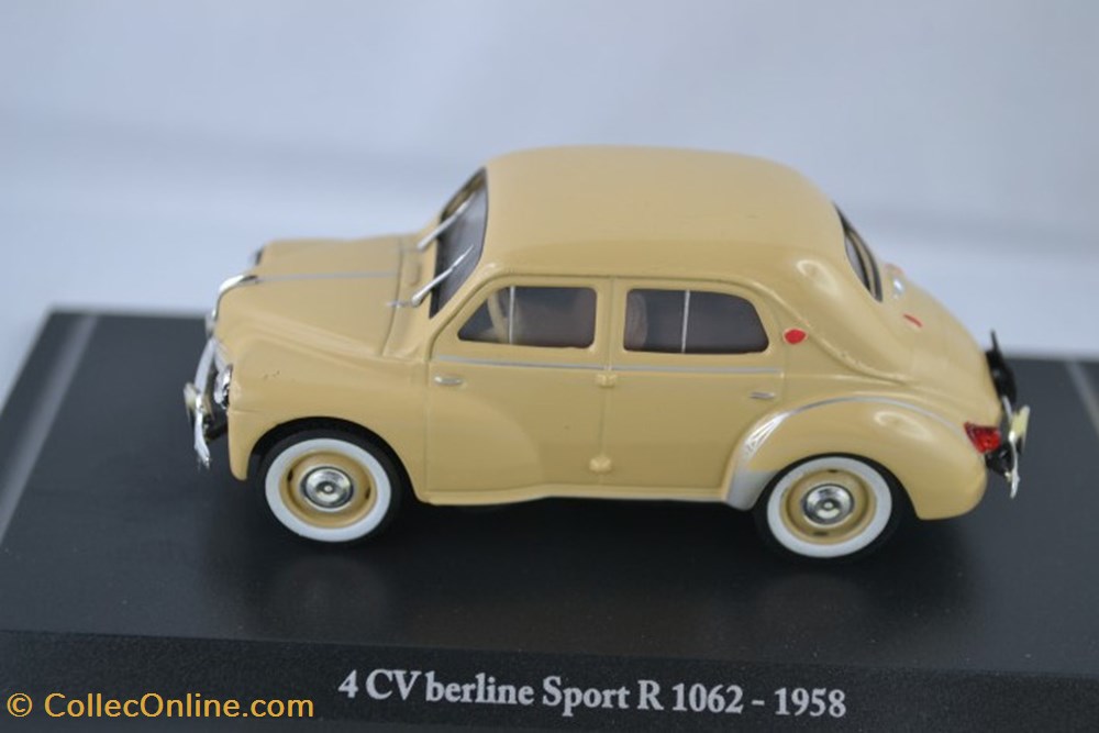 Renault 4CV Berline Sport R1062 1958 modeles reduits renault 4cv berline sport r1062 1958