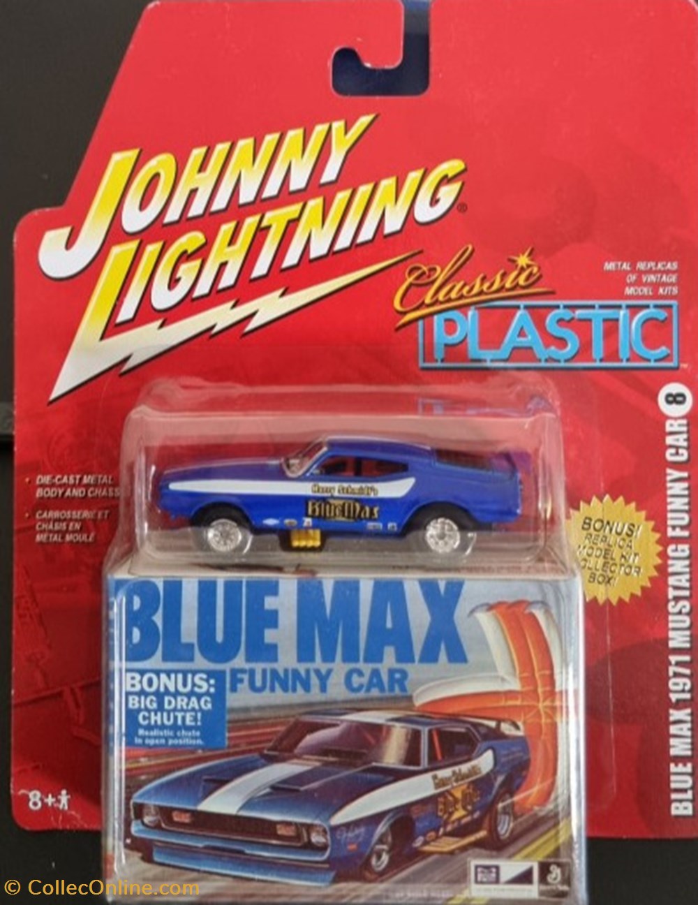 1971 Ford Mustang Funny Car Blue Max modeles reduits voitures 1971 ford mustang funny car blue max