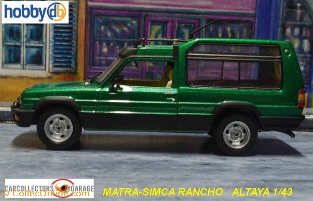 Matra Simca Rancho modeles reduits matra simca rancho