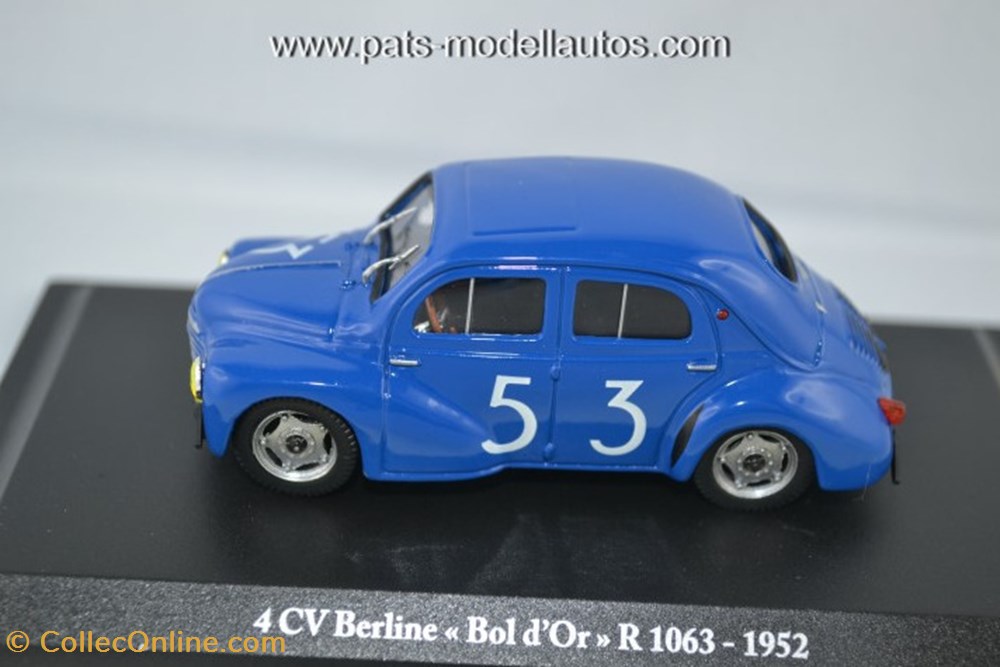 modeles reduits renault 4cv berline bol or r 1063 1952