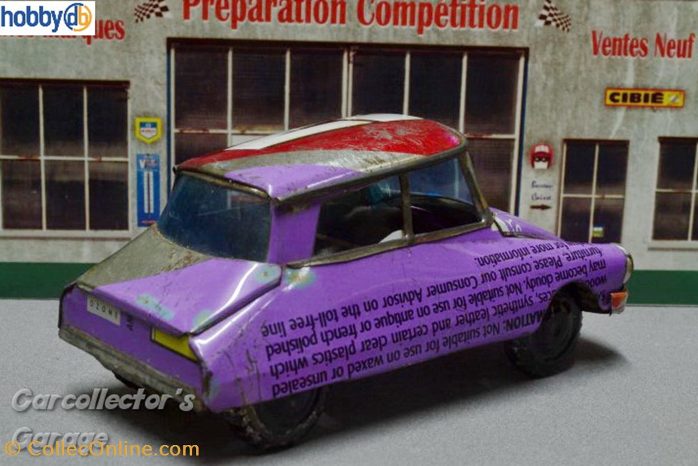 modeles reduits citroen ds tin from africa
