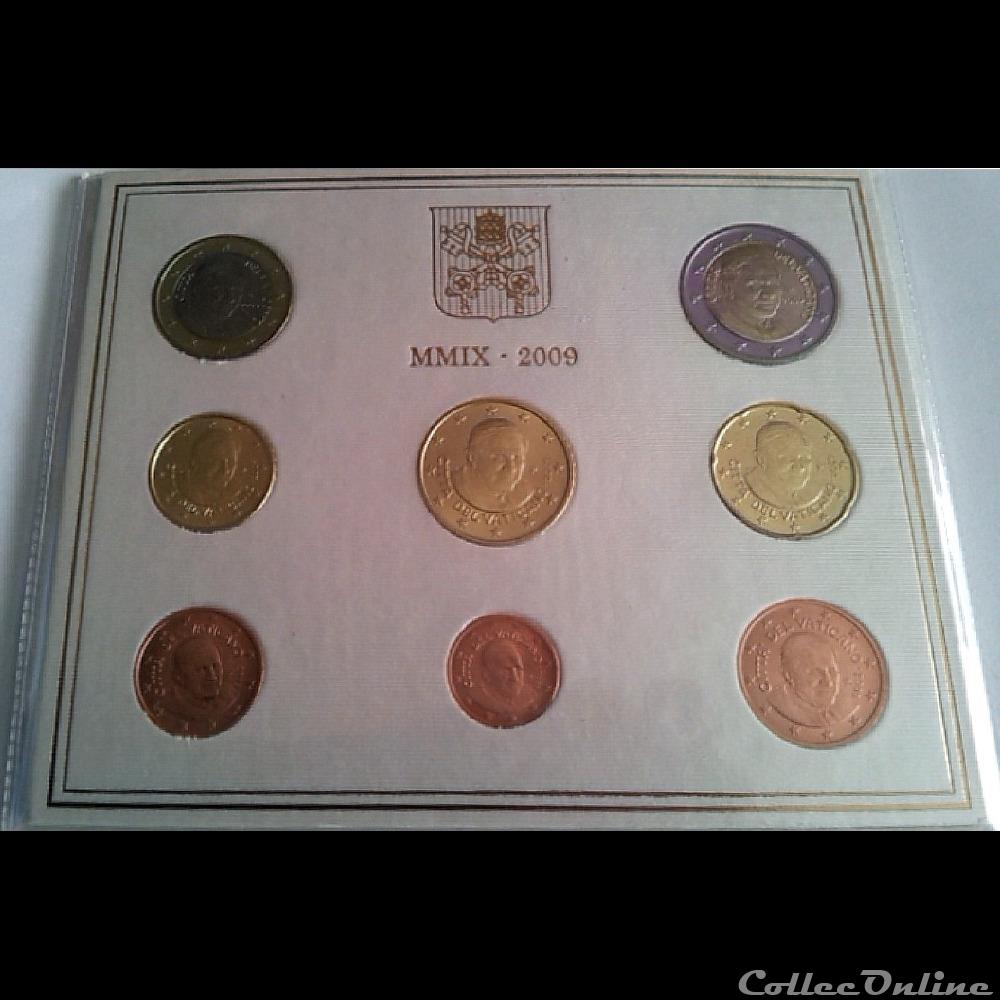 LVA-AK1 2009 : Série Vatican monnaie euro lva ak1 2009 serie vatican