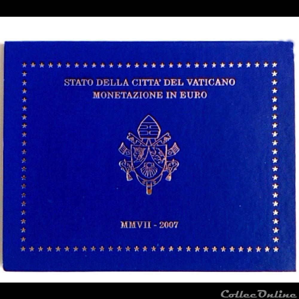 LVA-AK1 2007 : Série Vatican monnaie euro lva ak1 2007 serie vatican