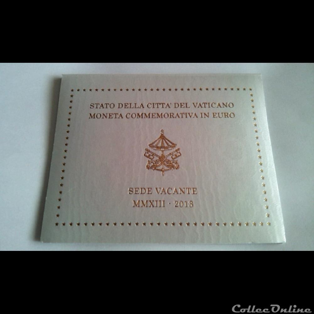 LVA-G66 : 2€ 2013 Siège vacant monnaie euro vatican lva g66 2 2013 siege vacant