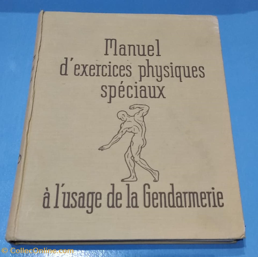 LIVRE EXERCICES GENDARMERIE militaria police livre exercices gendarmerie