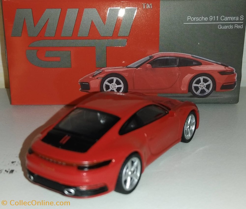 Mini GT Porsche 911 Carrera S modeles reduits voitures mini gt porsche 911 carrera s