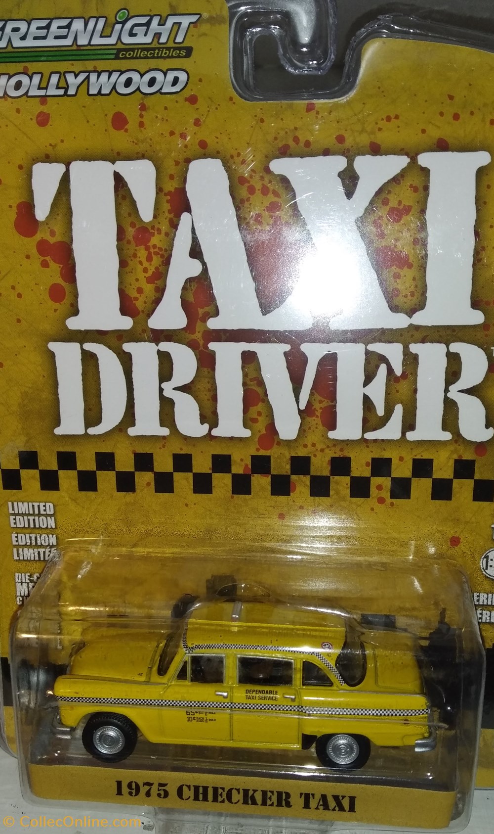 greenlight-checker-taxi-driver-modellini-automobili-colore-giallo