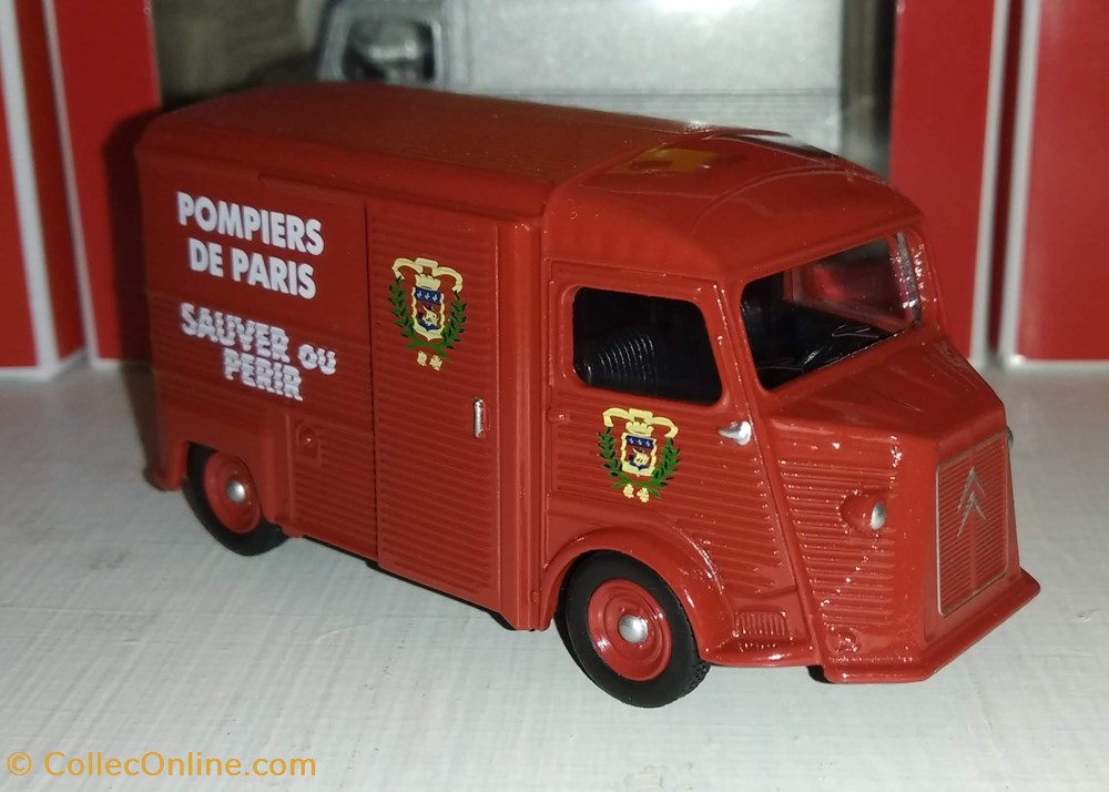 Norev Citroen HY pompier modeles reduits camions norev citroen hy pompier