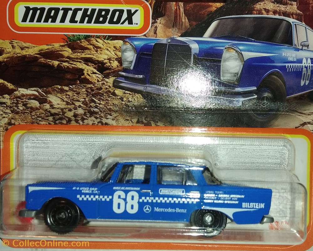 Matchbox Mercedes 220 SE rally modeles reduits voitures matchbox mercedes 220 se rally