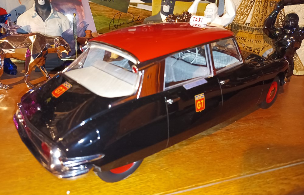modeles reduits citroen ds 19 taxi norev 80 150