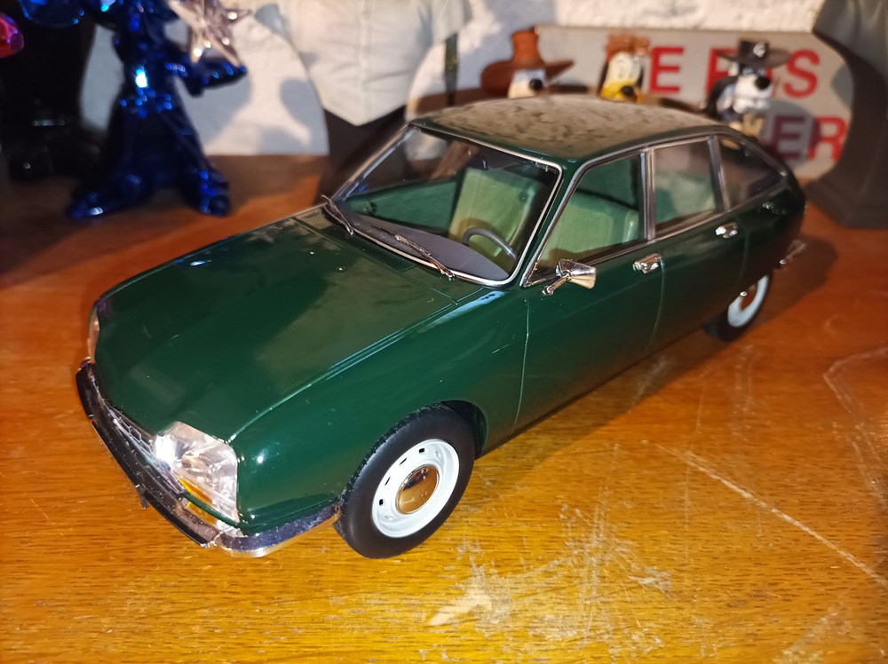 GS Club 1972 Vert Charmille Norev modeles reduits gs club 1972 vert charmille norev