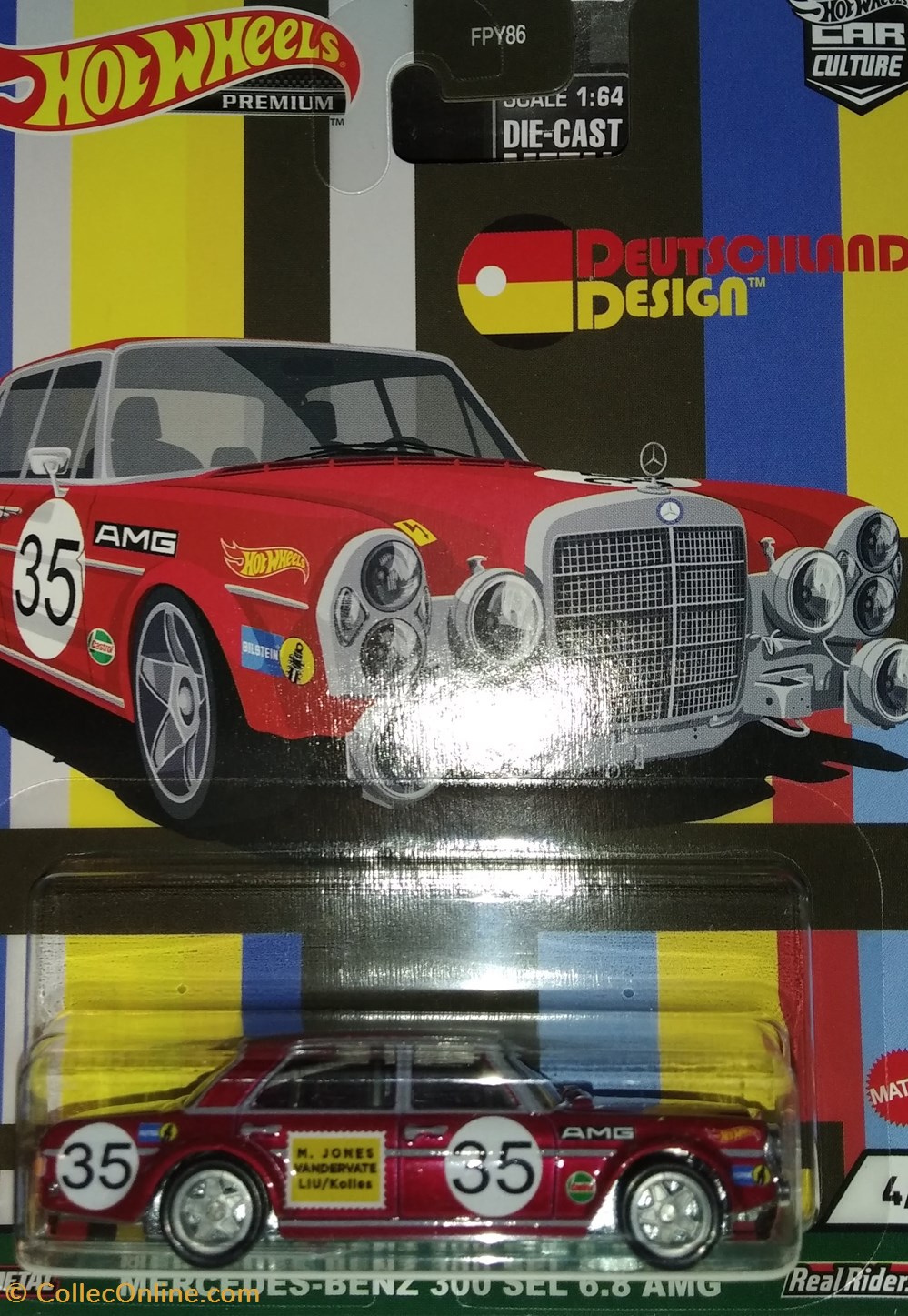 modeles reduits voitures hotwheels mercedes 300 sel amg