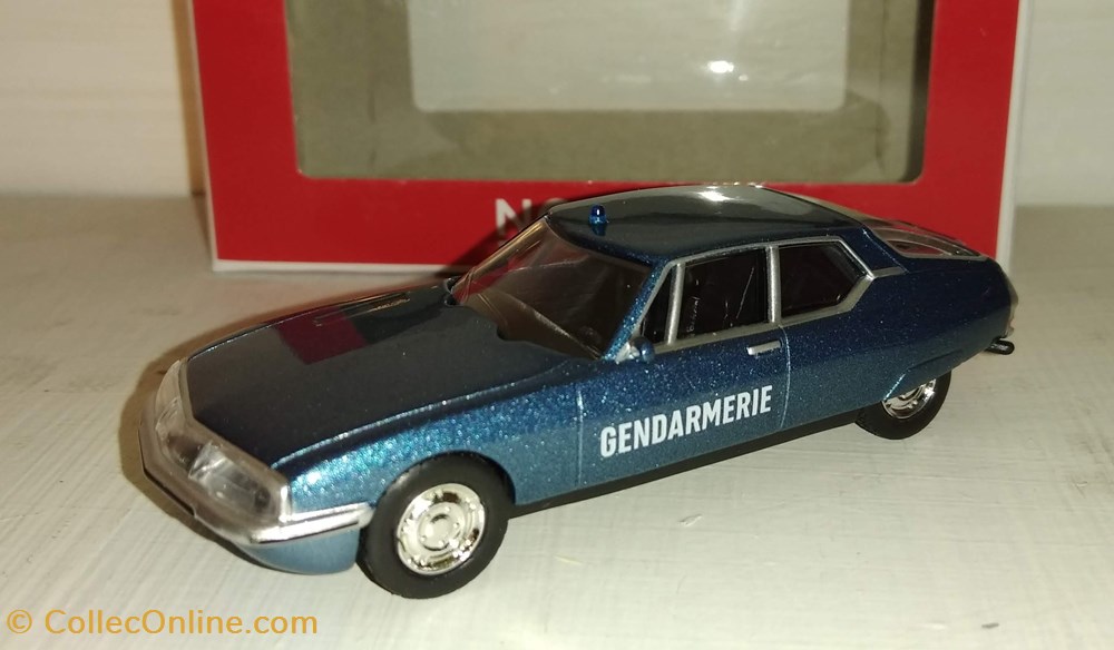 Norev Citroen SM gendarmerie modeles reduits voitures norev citroen sm gendarmerie