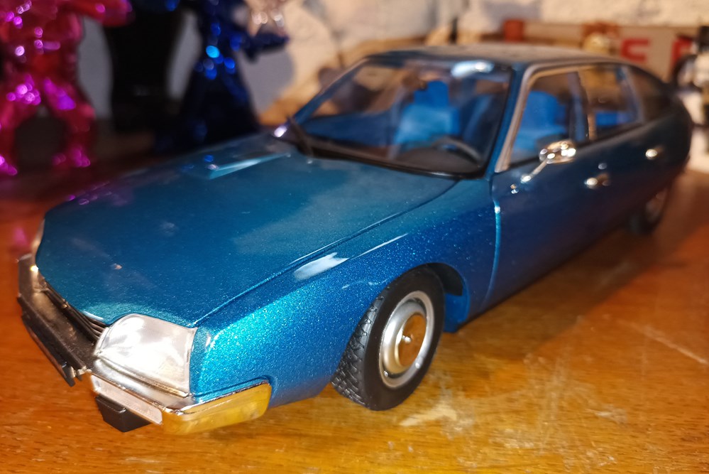 CX 2000 1974 Bleu Delta Norev modeles reduits cx 2000 1974 bleu delta norev