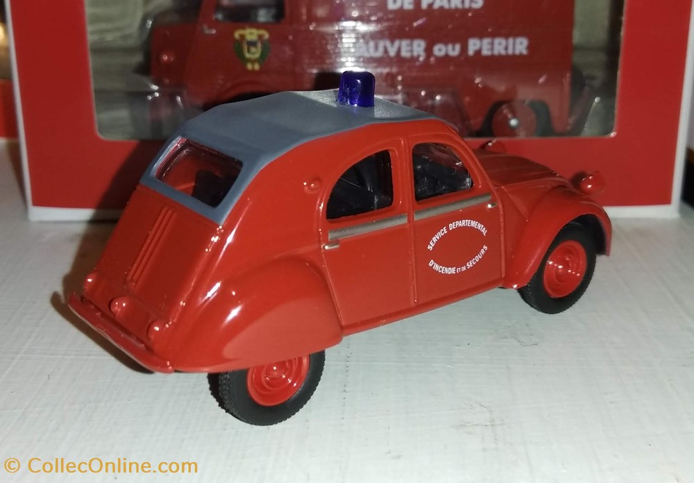 Norev Citroen 2 cv pompiers modeles reduits voitures norev citroen 2 cv pompiers