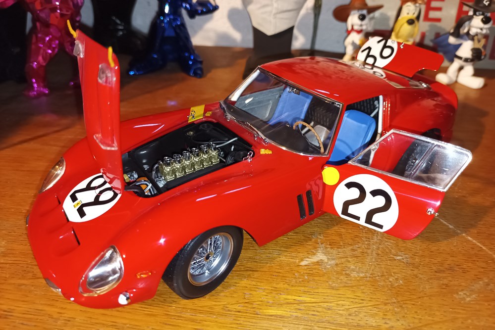 modeles reduits 1962 250 gto 22 3eme 24h lemans 1962 elde beurlys kyosho
