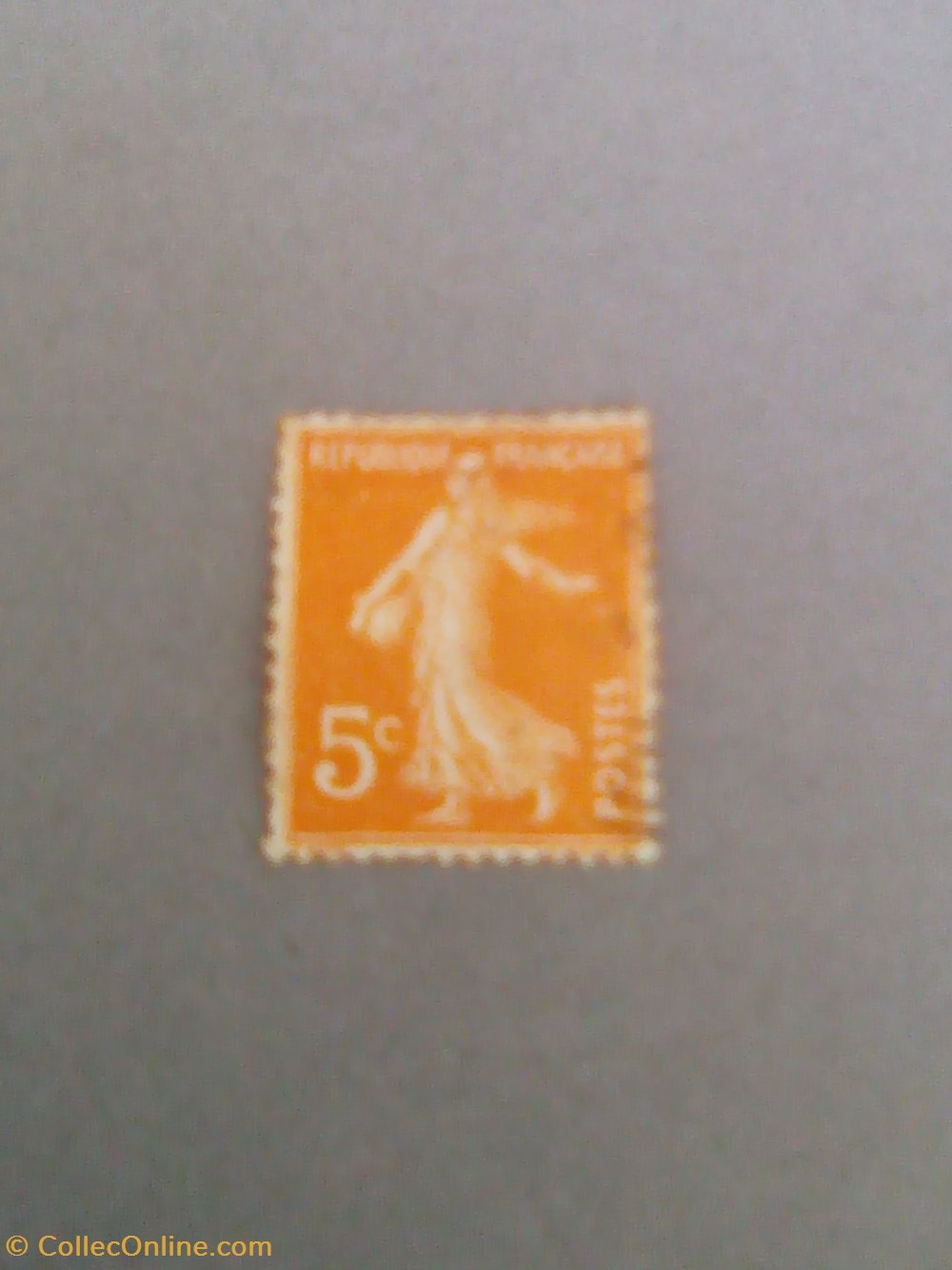 timbres europe france semeuse 5c