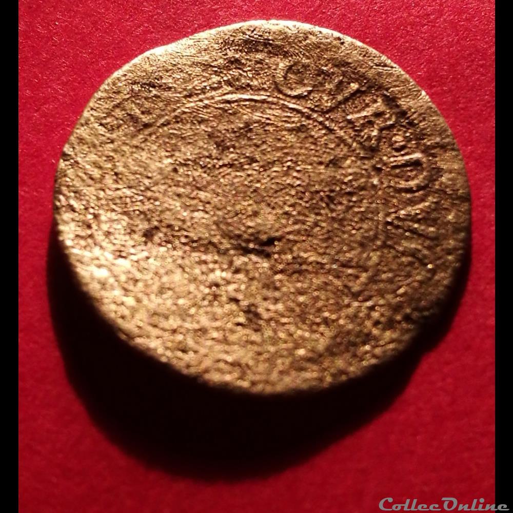 Double denier Tournoi 2 monnaie france feodale double denier tournoi