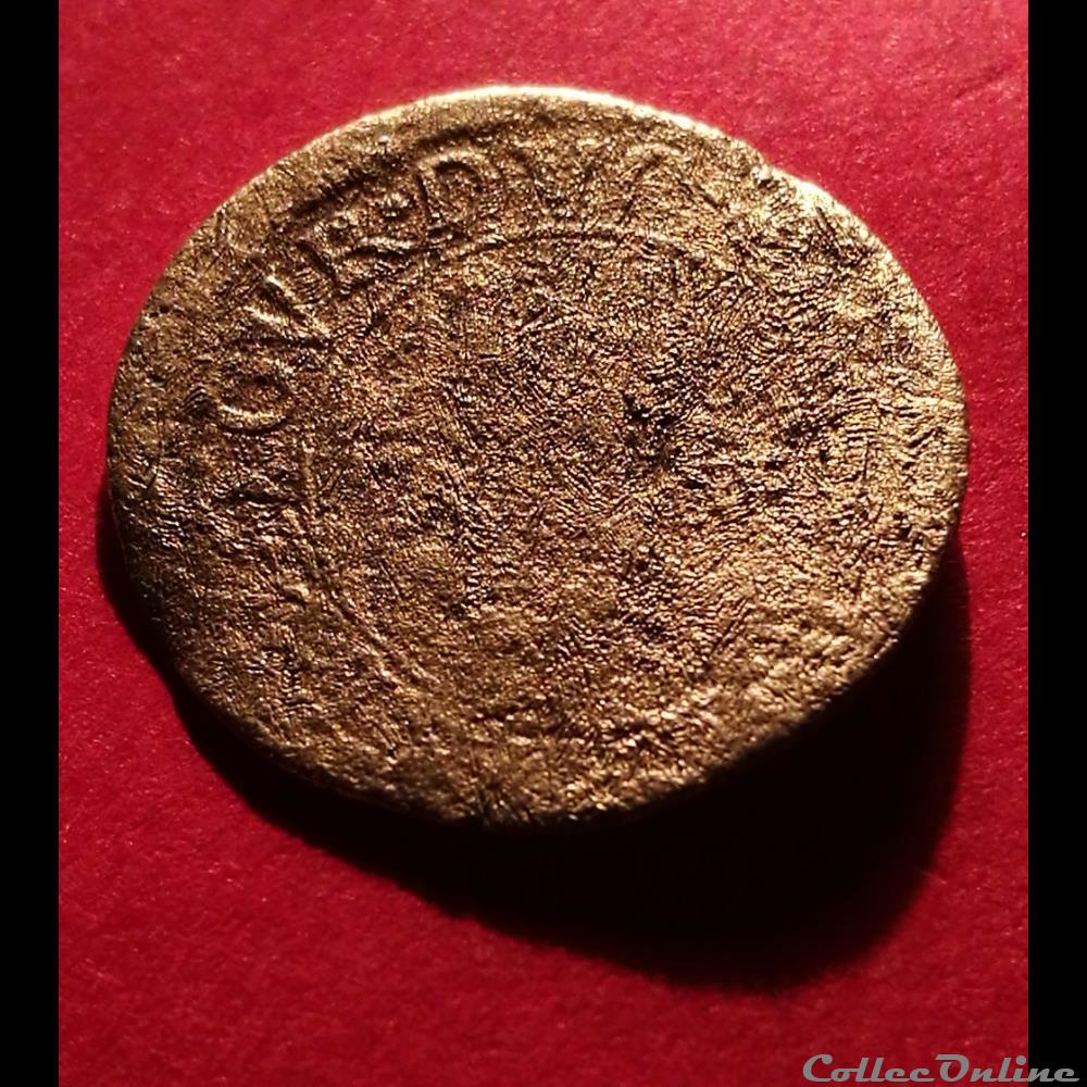 Double denier Tournoi monnaie france feodale double denier tournoi