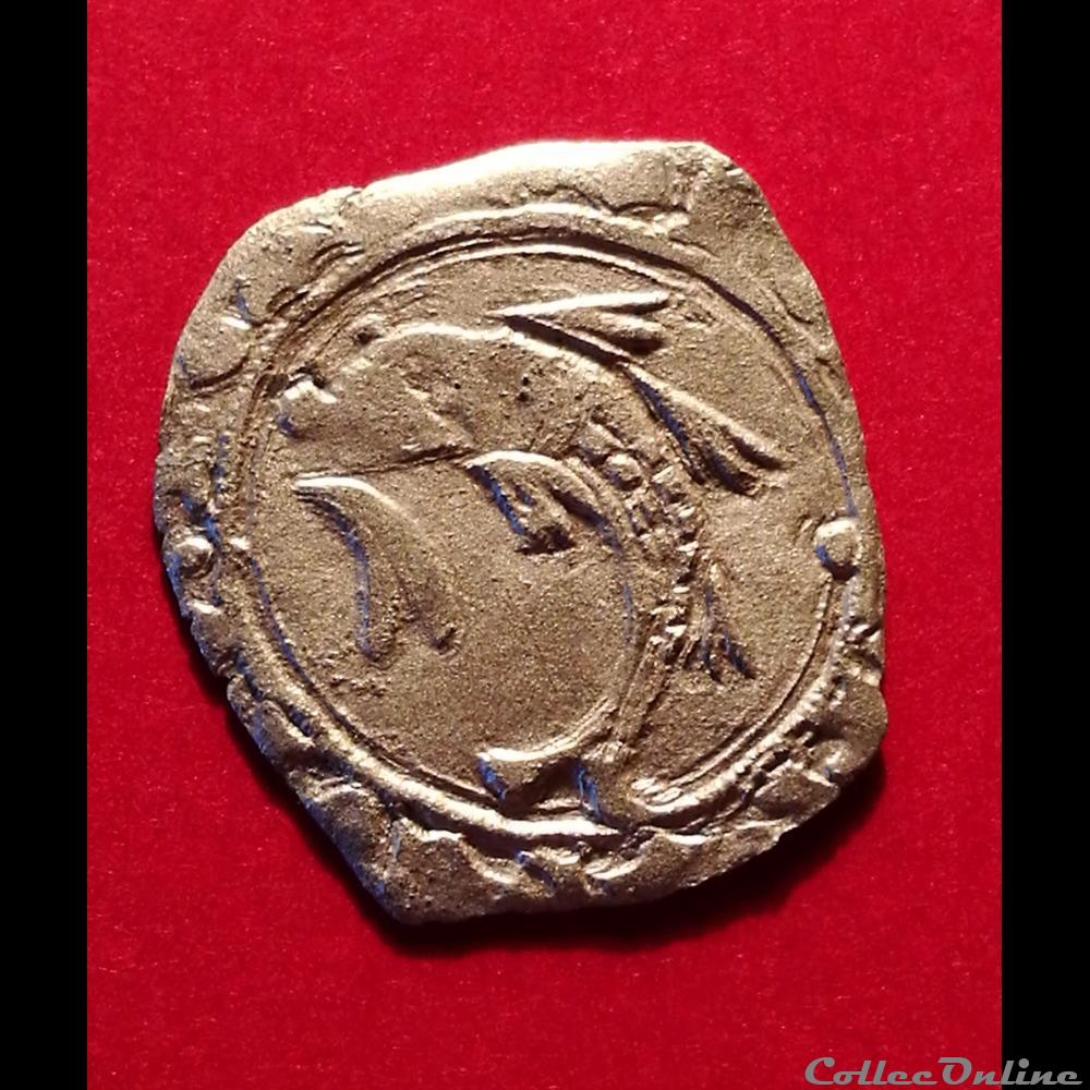 Liard - au dauphin Charles VIII 1483-1498 monnaie france royale liard au dauphin charles viii 1483 1498