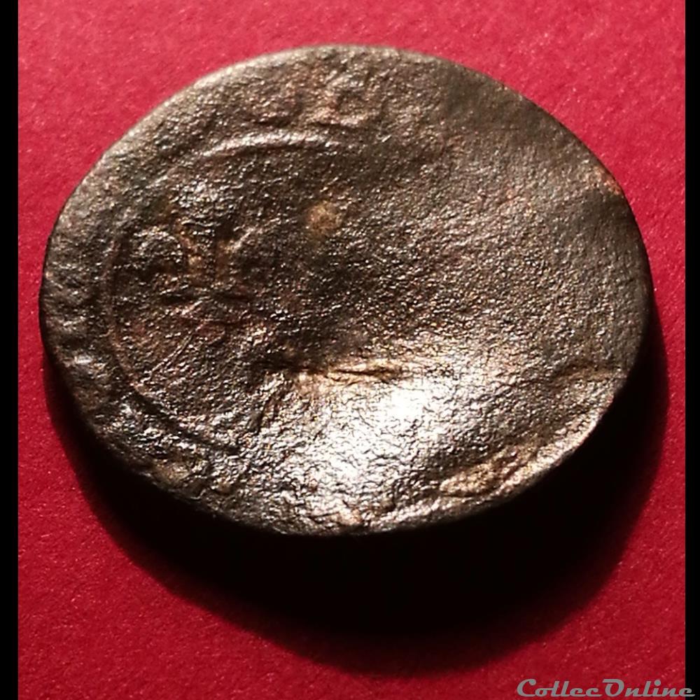 Double denier Tournoi monnaie france royale double denier tournoi