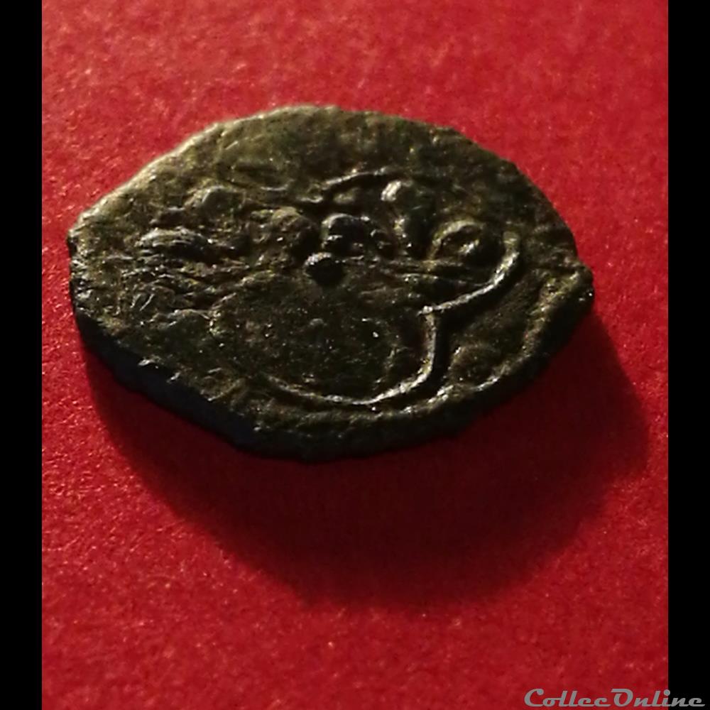 Denier Tournoi - Louis XI 1461 2 monnaie france royale denier tournoi louis xi 1461