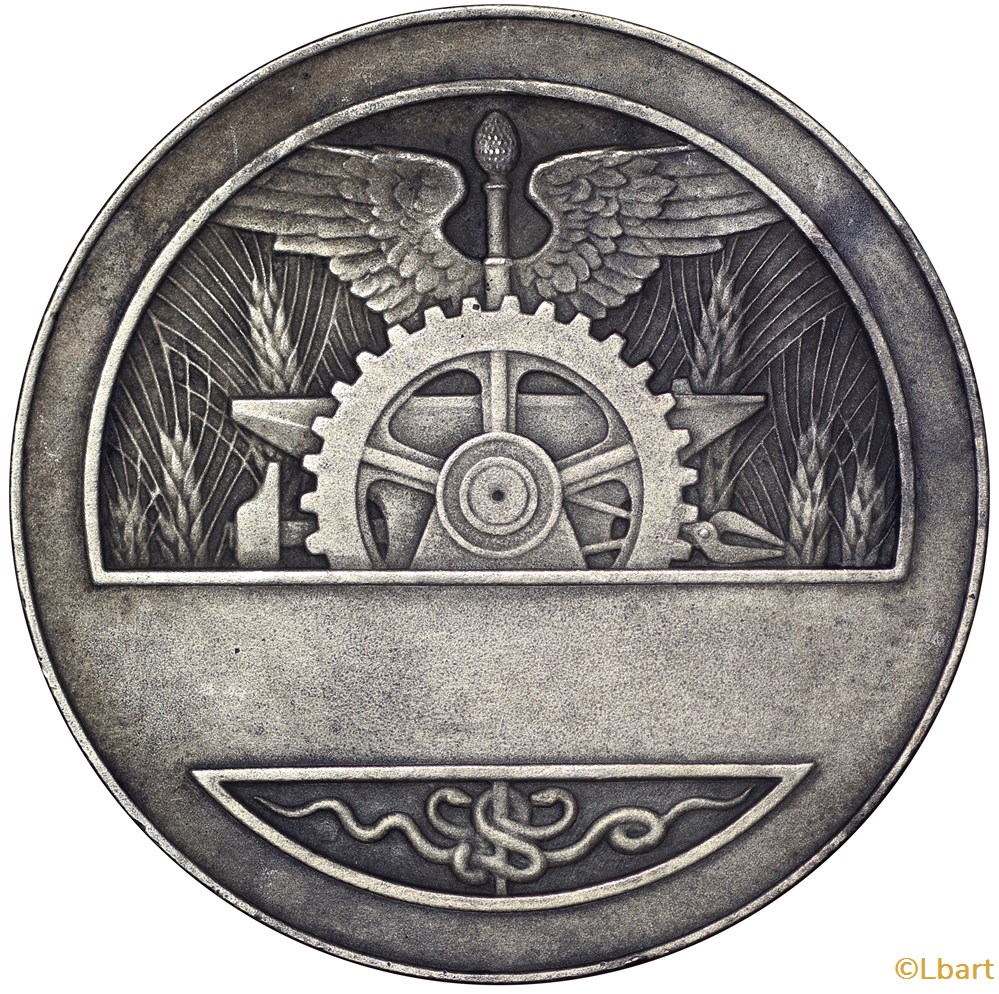 medailles france professionnels societe medaille banque de l union parisienne