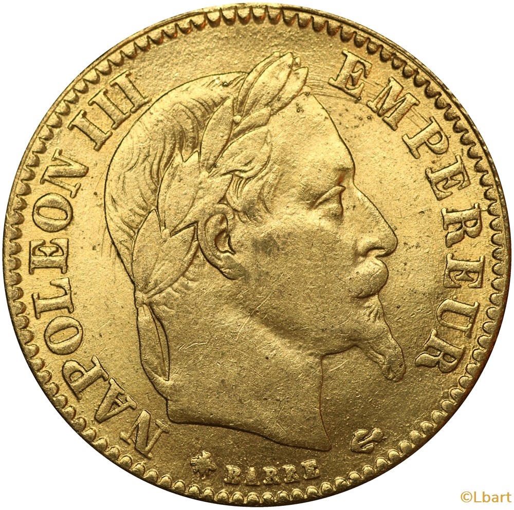 10 Francs 1864 A (OR10F-069) monnaie france moderne 10 francs 1864 a or10f 069