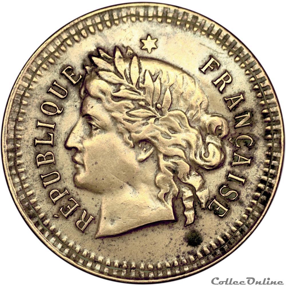 monnaies 2 francs ceres